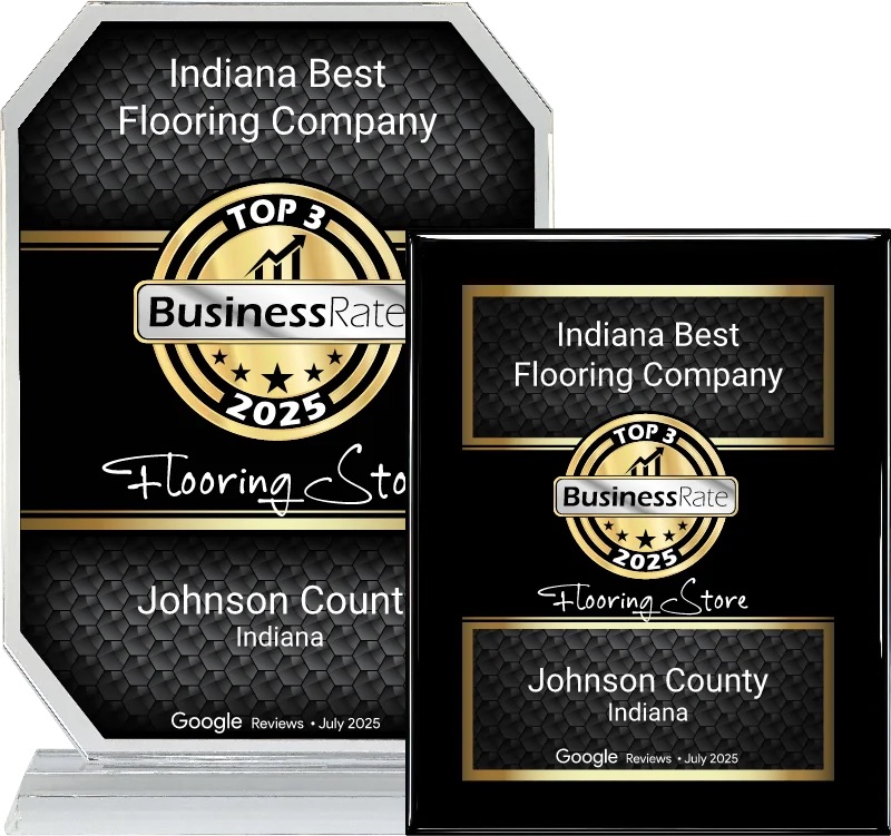 Indiana Best Flooring Company - Top 3 Business in Johnson County Award